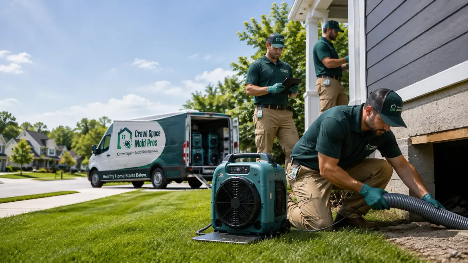 Crawl Space Mold Removal in Salina, KS